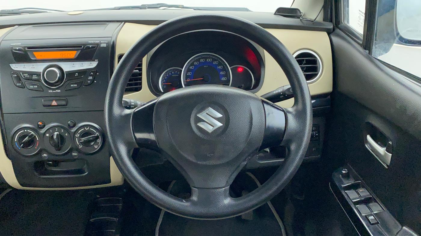2018 Maruti Wagon R 1.0 VXI, Petrol, Manual, 13,529 km, Steering Wheel Close-up