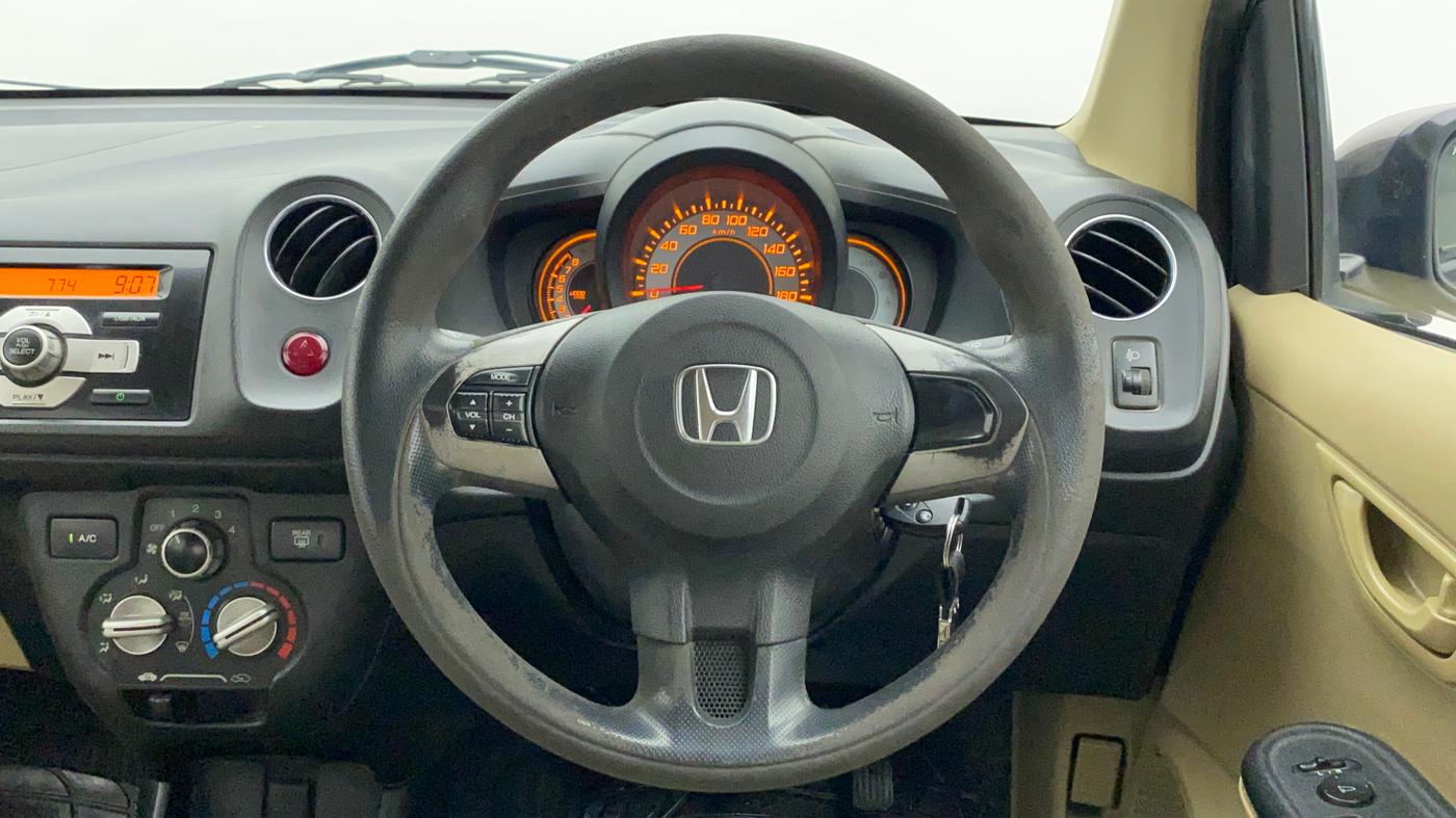 2014 Honda Brio S MT, Petrol, Manual, 69,651 km, Steering Wheel Close Up