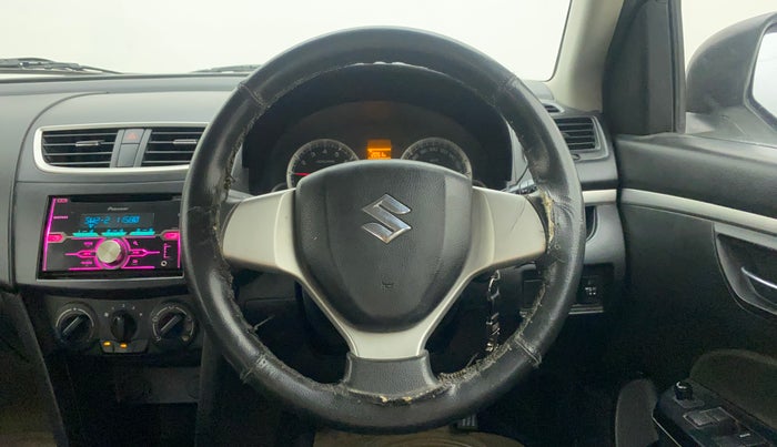 2013 Maruti Swift VXI, Petrol, Manual, 63,029 km, Steering Wheel Close Up
