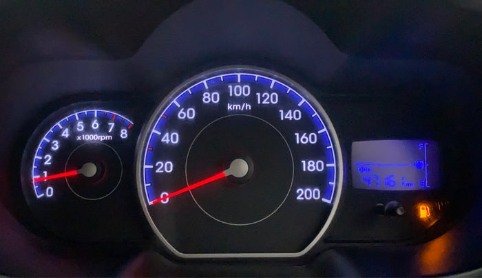 2011 Hyundai i10 MAGNA 1.2, Petrol, Manual, 47,160 km, Odometer Image