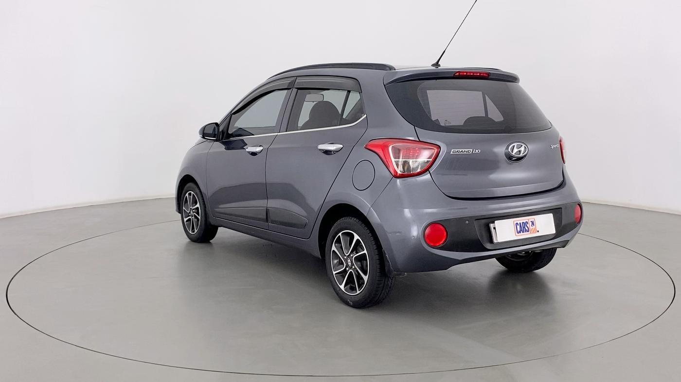 2018 Hyundai Grand i10 SPORTZ AT 1.2 KAPPA VTVT, Petrol, Automatic, 42,433 km, Left Back Diagonal