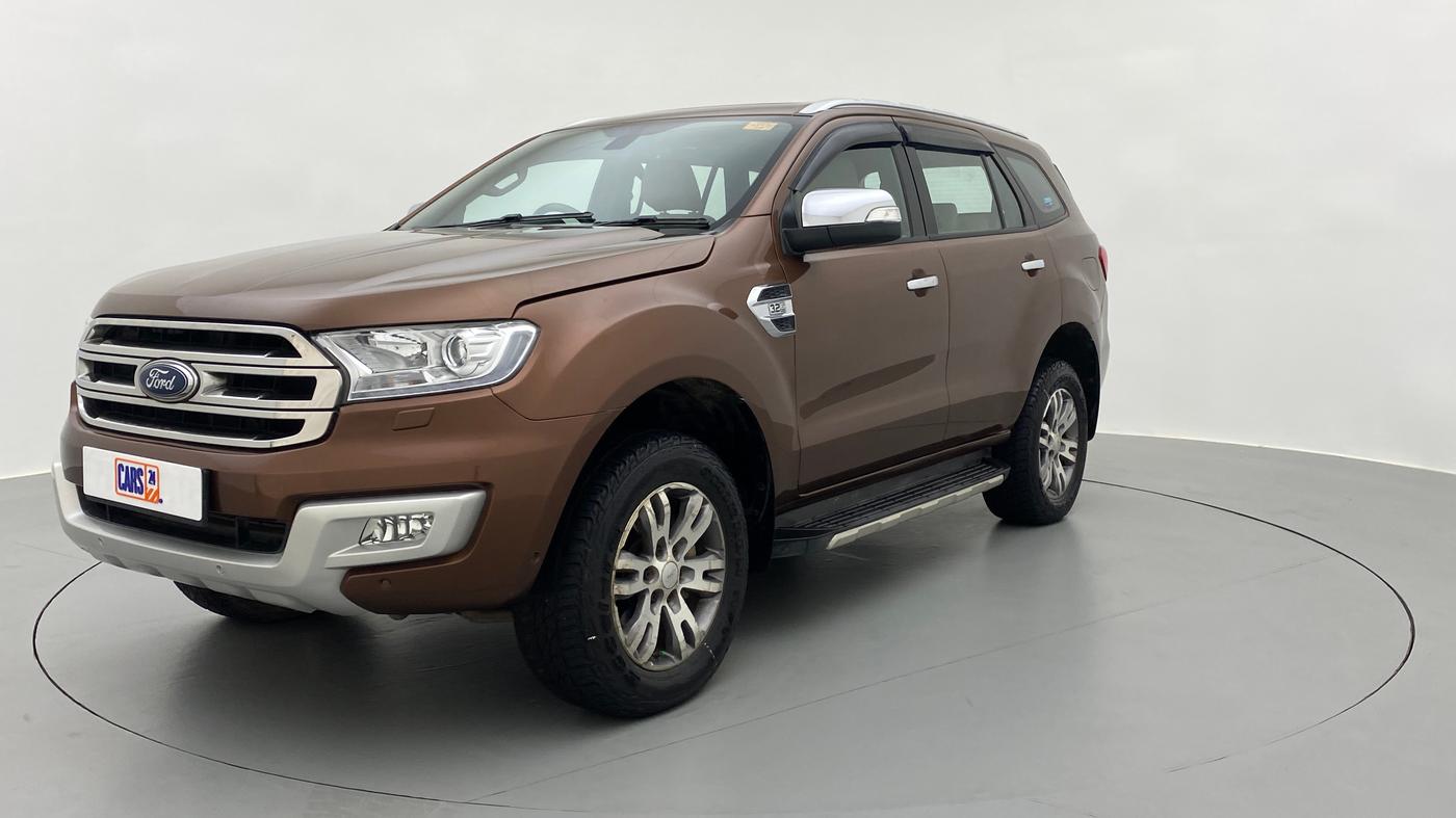 2016 Ford Endeavour 3.2l 4X4 AT Titanium, Diesel, Automatic, 76,409 km, Left Front Diagonal