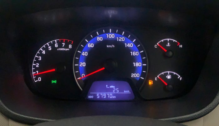 2017 Hyundai Xcent S 1.2, Petrol, Manual, 57,919 km, Odometer Image