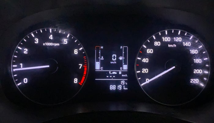 2019 Hyundai Creta SX 1.6 PETROL, Petrol, Manual, 88,198 km, Odometer Image