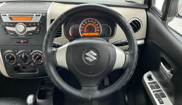 2015 Maruti Wagon R 1.0 VXI AMT, Petrol, Automatic, 64,186 km, Steering Wheel Close Up