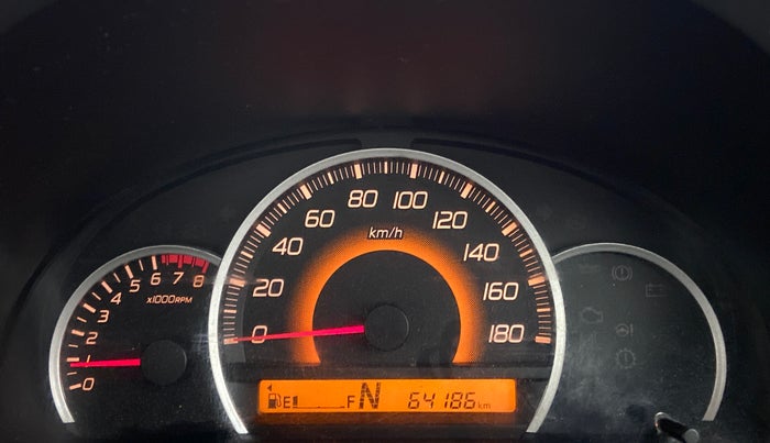 2015 Maruti Wagon R 1.0 VXI AMT, Petrol, Automatic, 64,186 km, Odometer Image