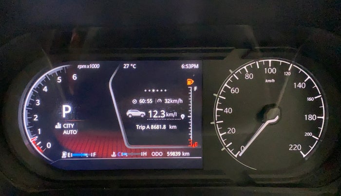 2020 Tata Harrier XZA 2.0L, Diesel, Automatic, 59,796 km, Odometer Image