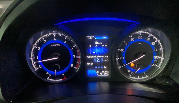 2017 Maruti Baleno ZETA PETROL 1.2, Petrol, Manual, 76,100 km, Odometer Image