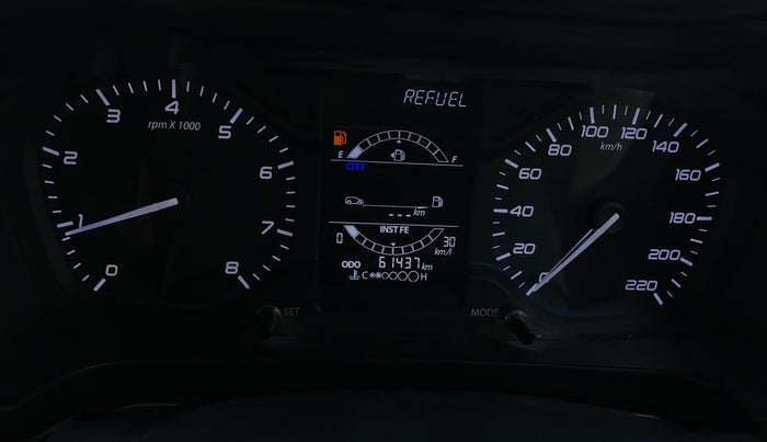 2021 Tata ALTROZ XT PETROL, Petrol, Manual, 61,416 km, Odometer Image