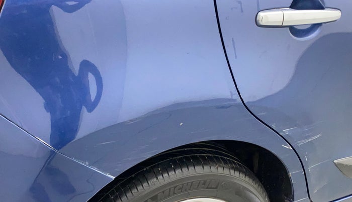 2018 Maruti Baleno ALPHA DIESEL 1.3, Diesel, Manual, 89,607 km, Right quarter panel - Minor scratches