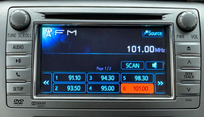 2013 Toyota Innova 2.5 VX 7 STR BS IV, Diesel, Manual, 58,189 km, Infotainment System