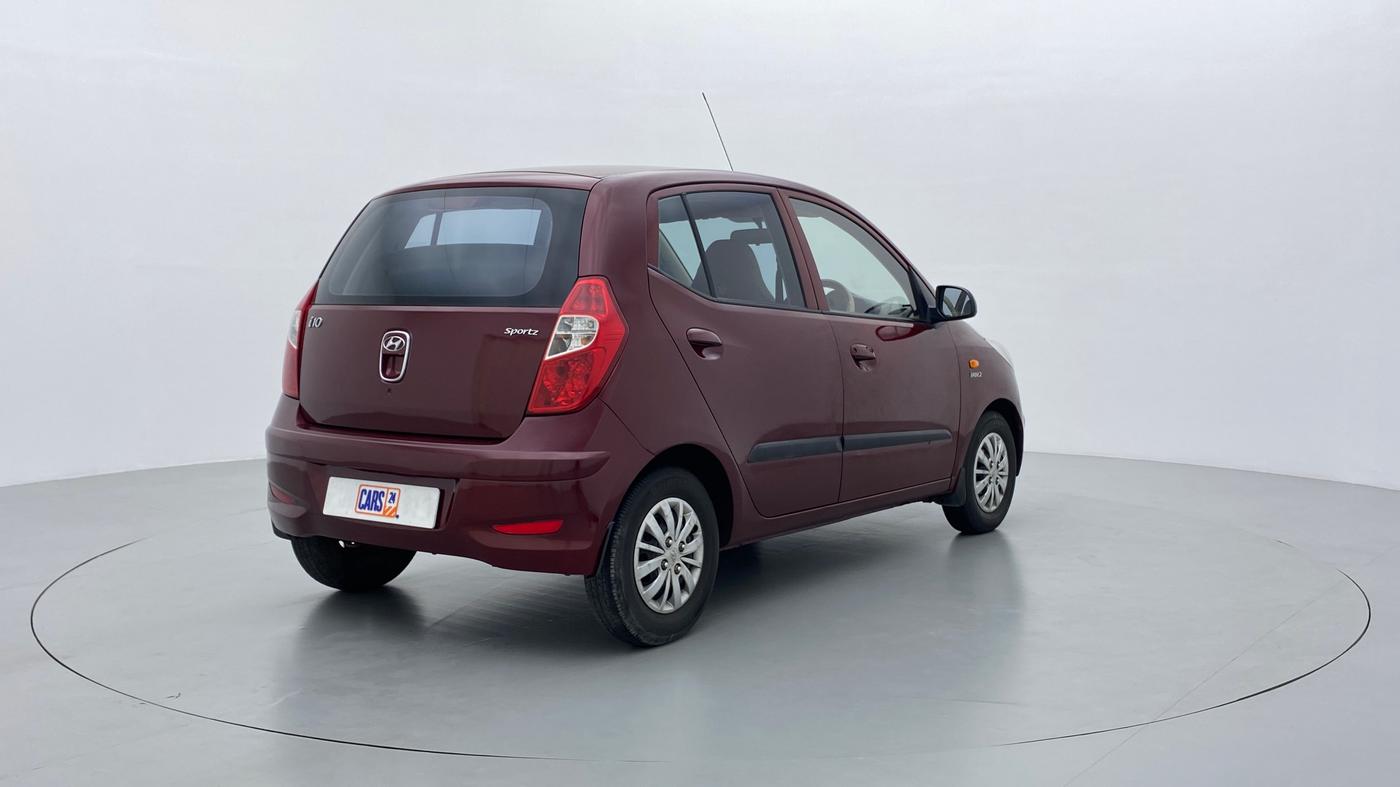 2014 Hyundai i10 SPORTZ 1.1 IRDE2, Petrol, Manual, 15,563 km, Right Back Diagonal