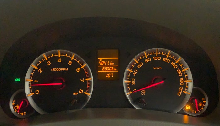 2016 Maruti Ertiga VXI CNG, CNG, Manual, 63,006 km, Odometer Image
