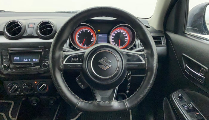 2018 Maruti Swift VXI, Petrol, Manual, 3,337 km, Steering Wheel Close Up