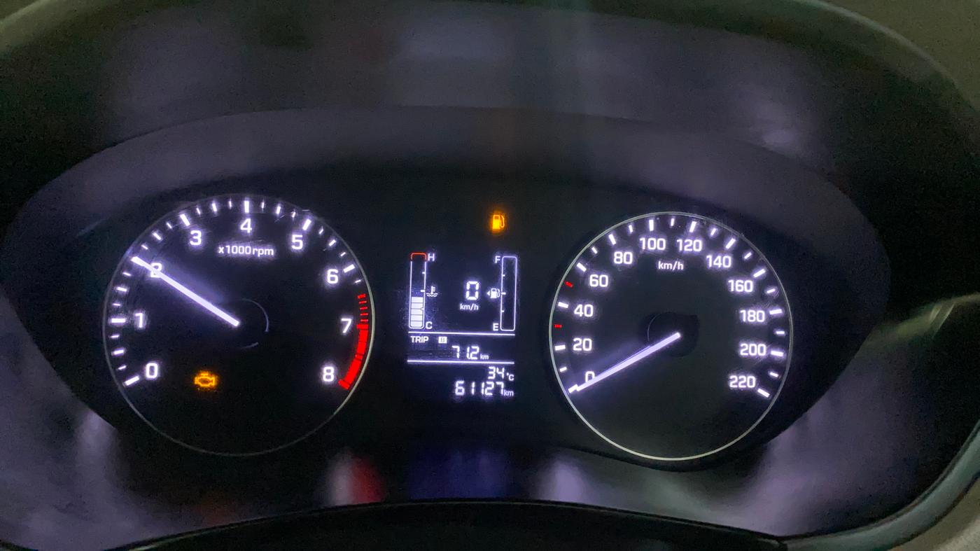 2016 Hyundai Elite i20 MAGNA 1.2, CNG, Manual, 61,145 km, Odometer Image