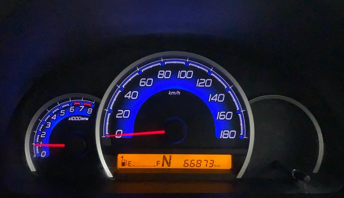 2017 Maruti Wagon R 1.0 VXI (O) AMT, CNG, Automatic, 66,873 km, Odometer Image