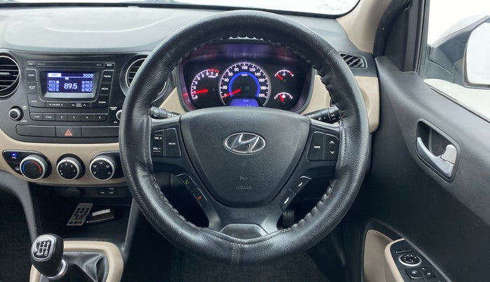 2016 Hyundai Grand i10 ASTA 1.2 KAPPA VTVT, Petrol, Manual, 95,491 km, Steering Wheel Close Up