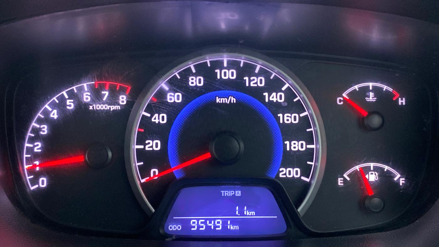 2016 Hyundai Grand i10 ASTA 1.2 KAPPA VTVT, Petrol, Manual, 95,491 km, Odometer Image