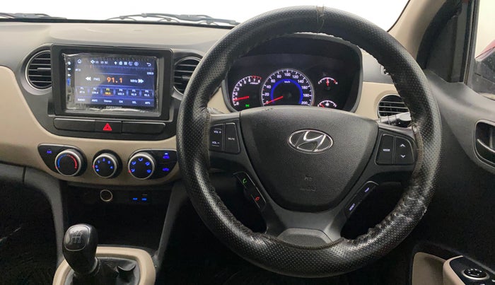 2019 Hyundai Grand i10 MAGNA 1.2 KAPPA VTVT, Petrol, Manual, 88,522 km, Steering Wheel Close Up