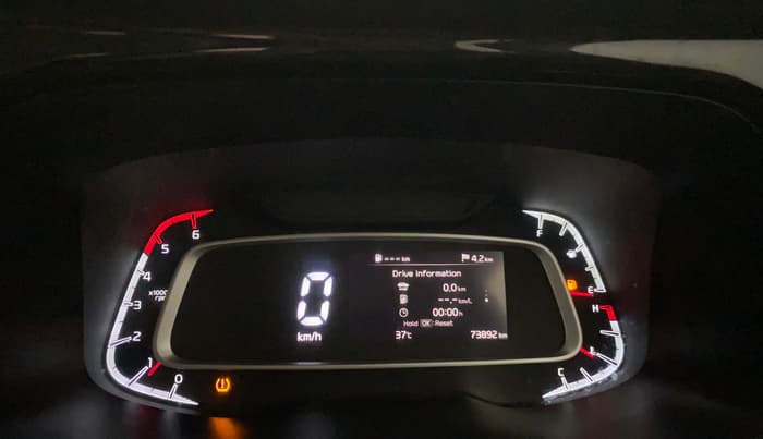 2022 KIA SONET HTX PLUS 1.5, Diesel, Manual, 73,885 km, Odometer Image