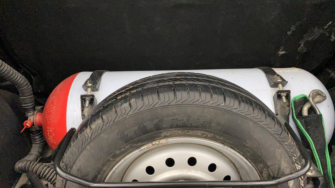 2020 Maruti New Wagon-R LXI CNG (O) 1.0, CNG, Manual, 77,258 km, Spare Tyre