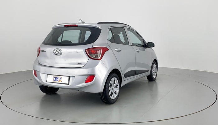 2016 Hyundai Grand i10 SPORTZ 1.2 KAPPA VTVT, Petrol, Manual, 62,740 km, Right Back Diagonal
