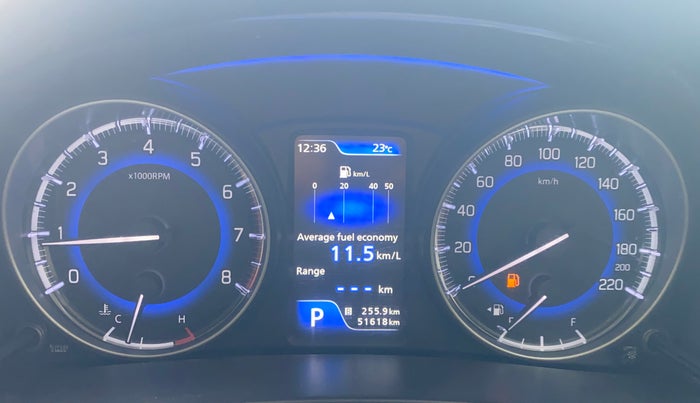 2018 Maruti Baleno ALPHA CVT PETROL 1.2, Petrol, Automatic, 51,561 km, Odometer Image