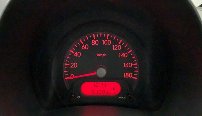 2012 Maruti A Star VXI, Petrol, Manual, 51,004 km, Odometer Image