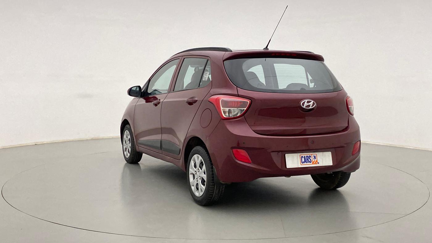 2015 Hyundai Grand i10 SPORTZ 1.2 KAPPA VTVT, Petrol, Manual, 18,364 km, Left Back Diagonal