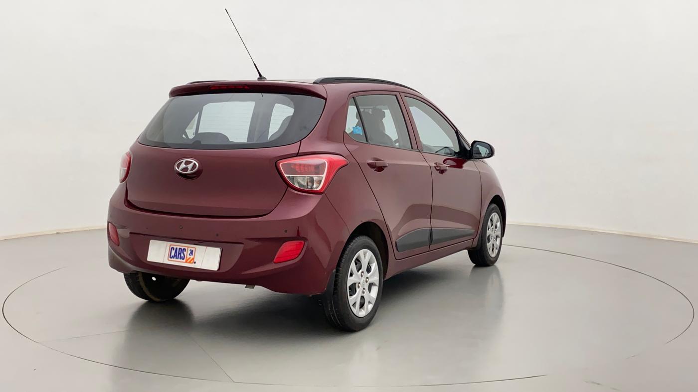 2015 Hyundai Grand i10 SPORTZ 1.2 KAPPA VTVT, Petrol, Manual, 18,364 km, Right Back Diagonal
