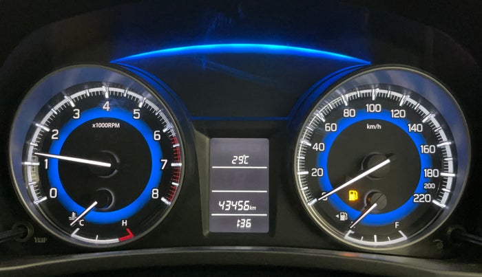 2020 Maruti Baleno DELTA PETROL 1.2, Petrol, Manual, 43,458 km, Odometer Image