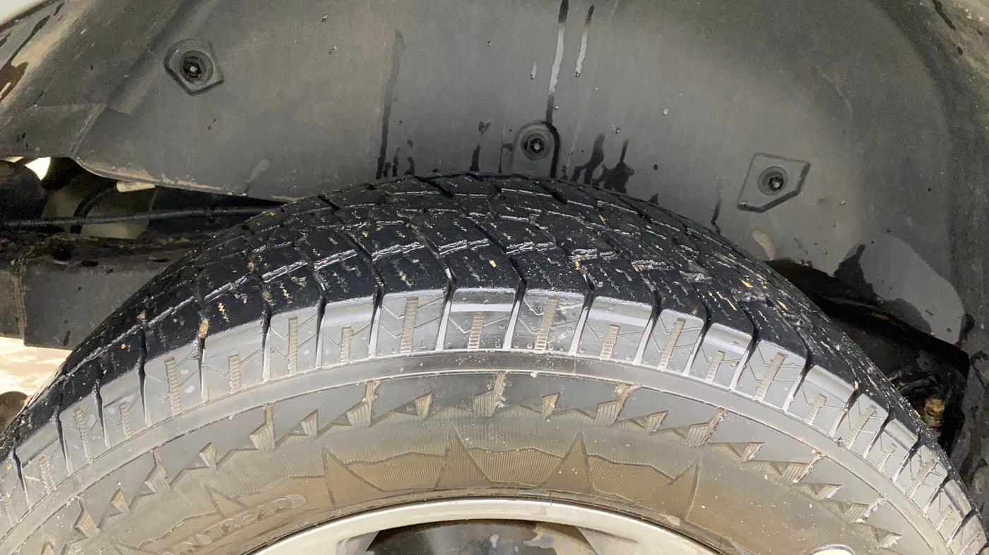 2022 Mahindra Thar LX D AT 4WD HT, Diesel, Automatic, 50,884 km, Right Rear Tyre Tread