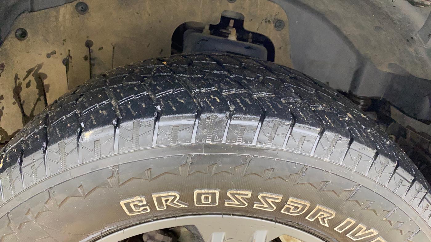 2022 Mahindra Thar LX D AT 4WD HT, Diesel, Automatic, 50,884 km, Right Front Tyre Tread