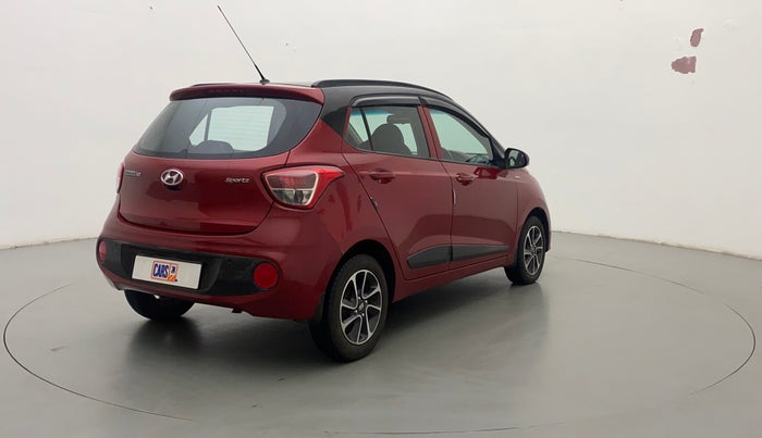 2018 Hyundai Grand i10 SPORTZ AT 1.2 KAPPA VTVT, Petrol, Automatic, 17,889 km, Right Back Diagonal
