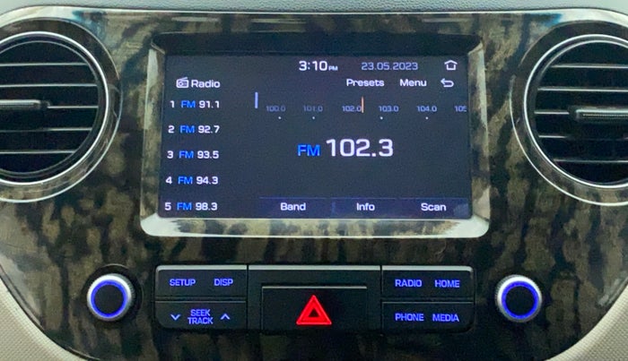 2018 Hyundai Grand i10 SPORTZ AT 1.2 KAPPA VTVT, Petrol, Automatic, 17,889 km, Infotainment System