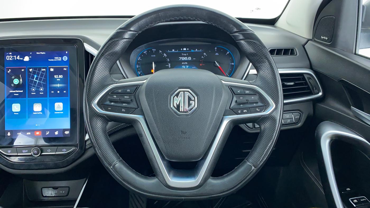 2019 MG HECTOR SHARP DCT PETROL, Petrol, Automatic, 9,378 km, Steering Wheel Close Up