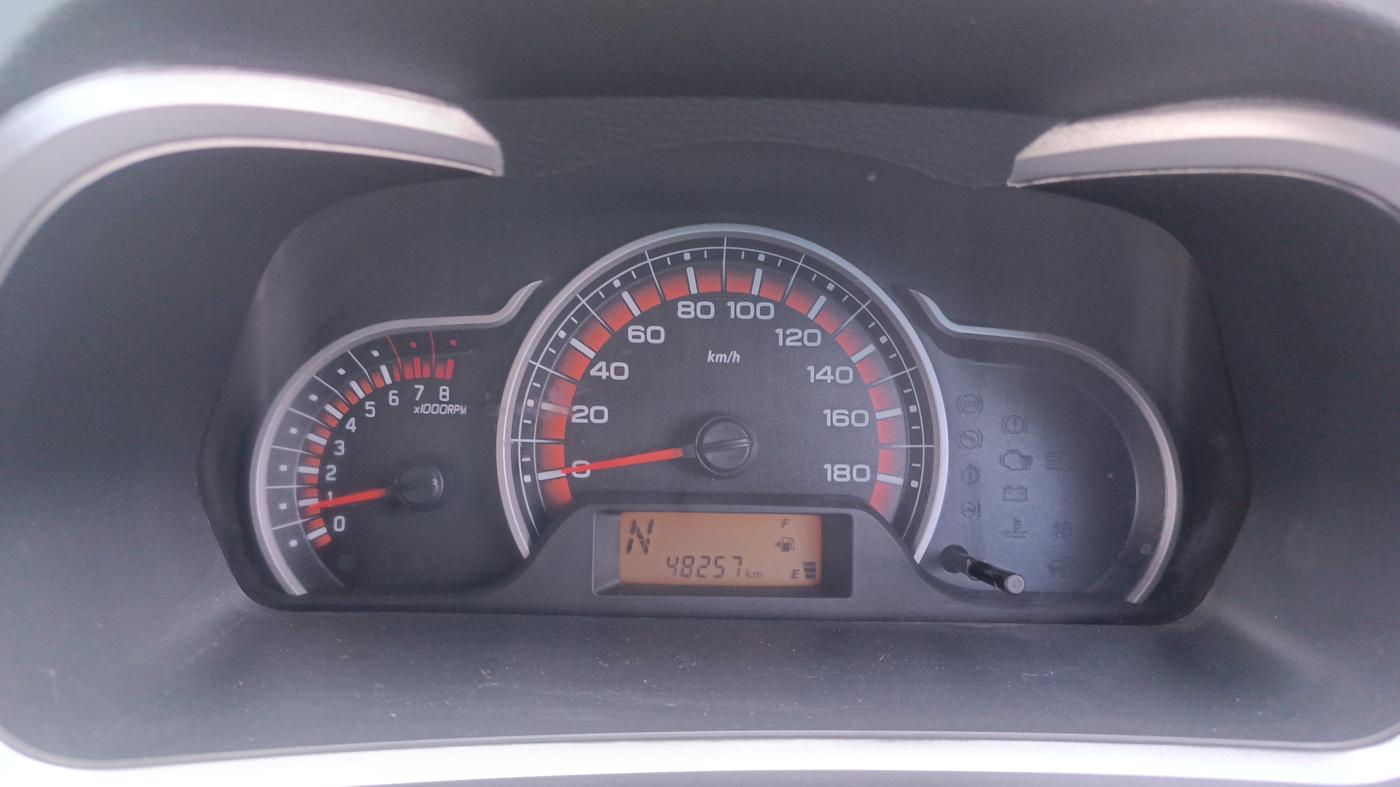 2015 Maruti Alto K10 VXI AMT, Petrol, Automatic, 48,256 km, Odometer Image
