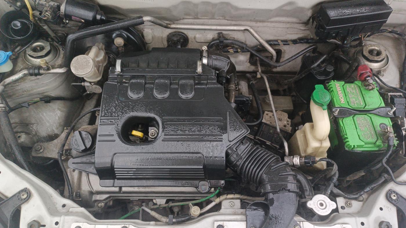 2015 Maruti Alto K10 VXI AMT, Petrol, Automatic, 48,256 km, Engine View