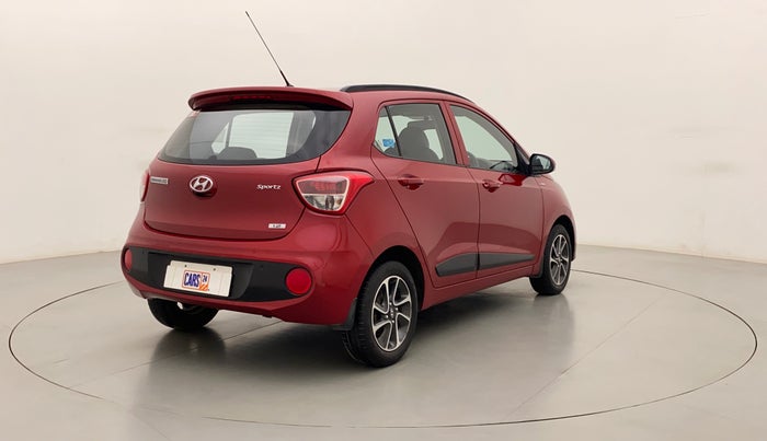 2019 Hyundai Grand i10 SPORTZ AT 1.2 KAPPA VTVT, Petrol, Automatic, 31,938 km, Right Back Diagonal