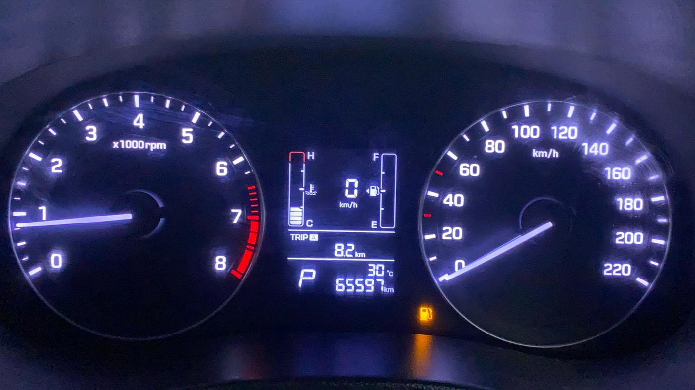 2016 Hyundai Creta SX PLUS AT 1.6 PETROL, Petrol, Automatic, 65,597 km, Odometer Image