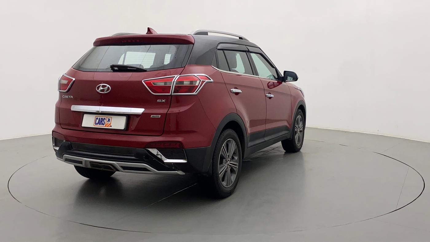 2016 Hyundai Creta SX PLUS AT 1.6 PETROL, Petrol, Automatic, 65,597 km, Right Back Diagonal