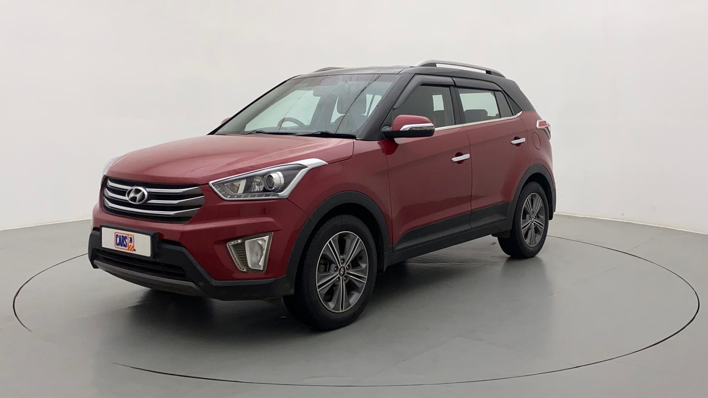 2016 Hyundai Creta SX PLUS AT 1.6 PETROL, Petrol, Automatic, 65,597 km, Left Front Diagonal