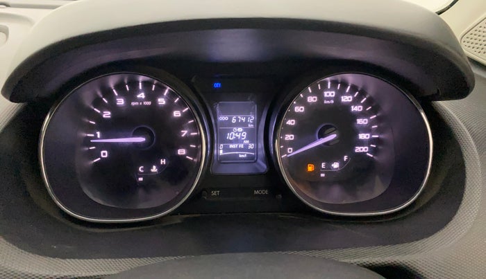 2018 Tata TIGOR XZ (O) PETROL, Petrol, Manual, 67,411 km, Odometer Image
