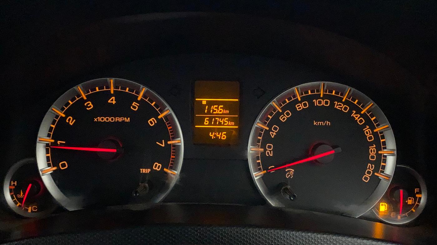 2013 Maruti Swift VXI, Petrol, Manual, 61,817 km, Odometer Image