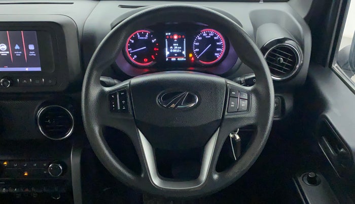2021 Mahindra Thar LX PETROL HT 4WD AT, Petrol, Automatic, 41,175 km, Steering Wheel Close Up