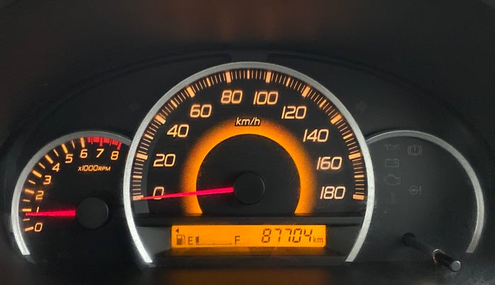 2014 Maruti Wagon R 1.0 VXI, Petrol, Manual, 87,734 km, Odometer Image