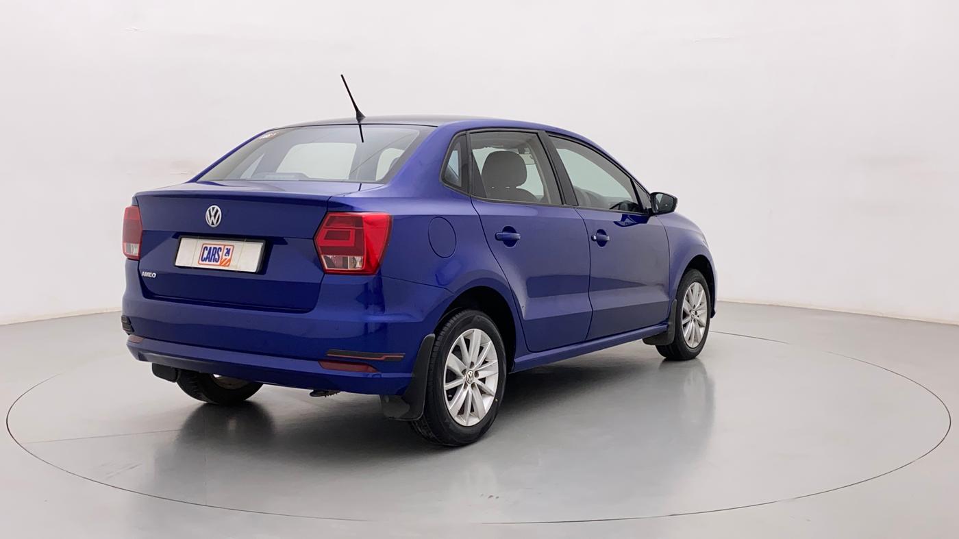 2019 Volkswagen Ameo COMFORTLINE 1.0L, Petrol, Manual, 54,390 km, Right Back Diagonal