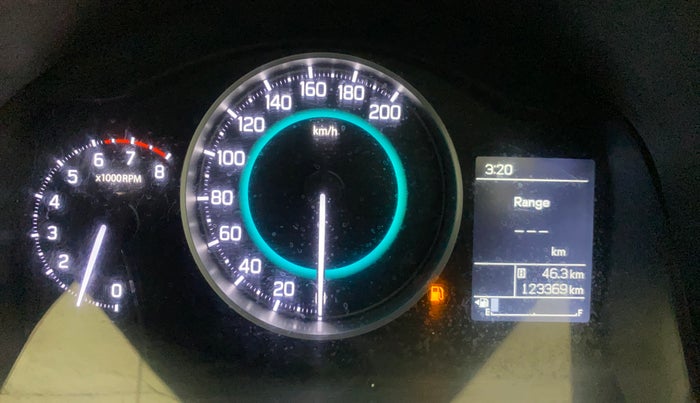 2020 Maruti IGNIS ZETA 1.2, CNG, Manual, 1,23,362 km, Odometer Image