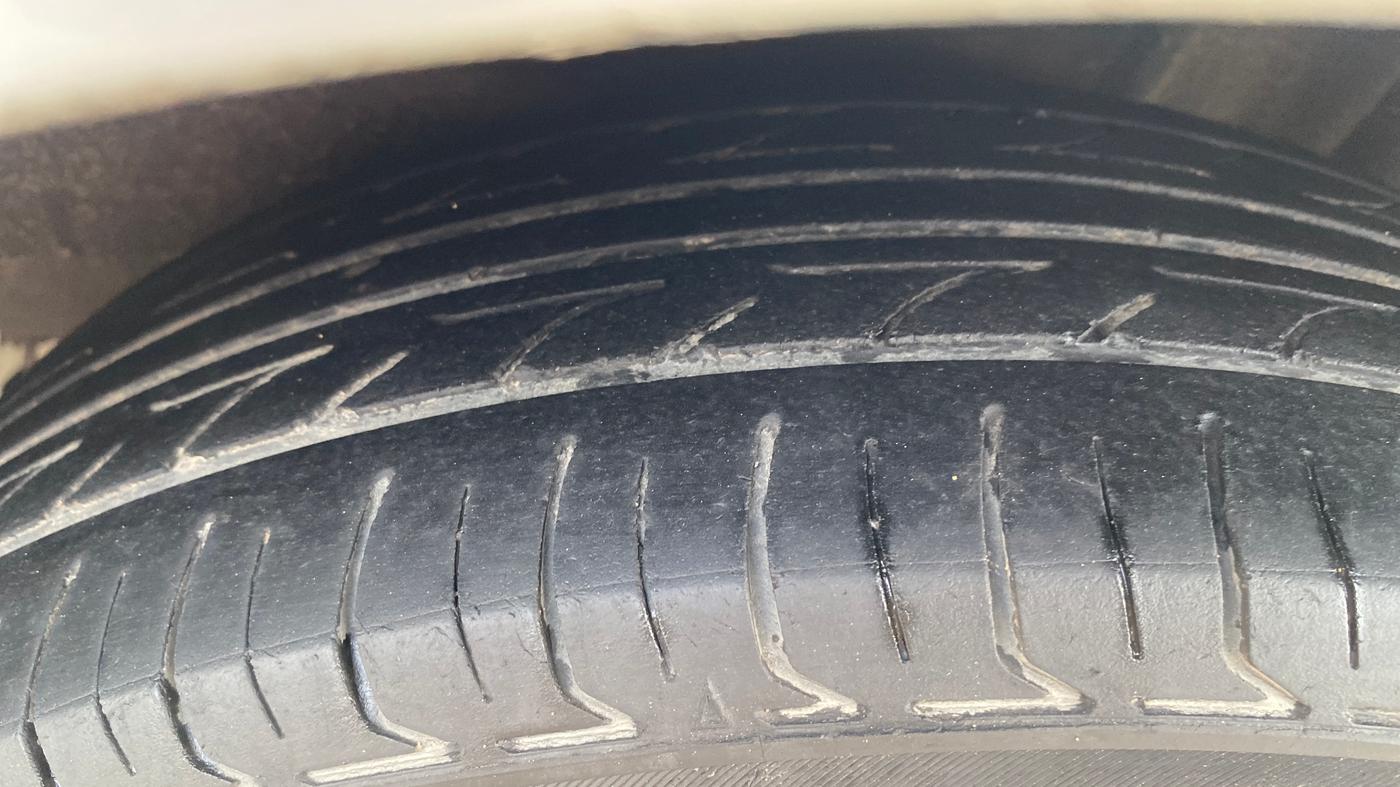 2021 Maruti New Wagon-R ZXI 1.2, CNG, Manual, 92,400 km, Left Rear Tyre Tread