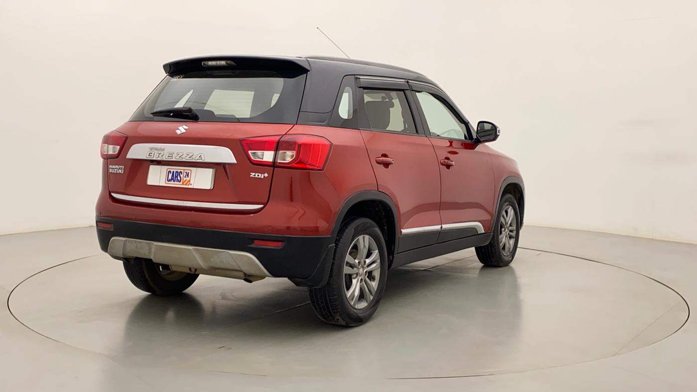 2016 Maruti Vitara Brezza ZDI PLUS DUAL TONE, Diesel, Manual, 1,07,751 km, Right Back Diagonal